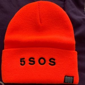 5 Seconds of Summer Orange Beanie